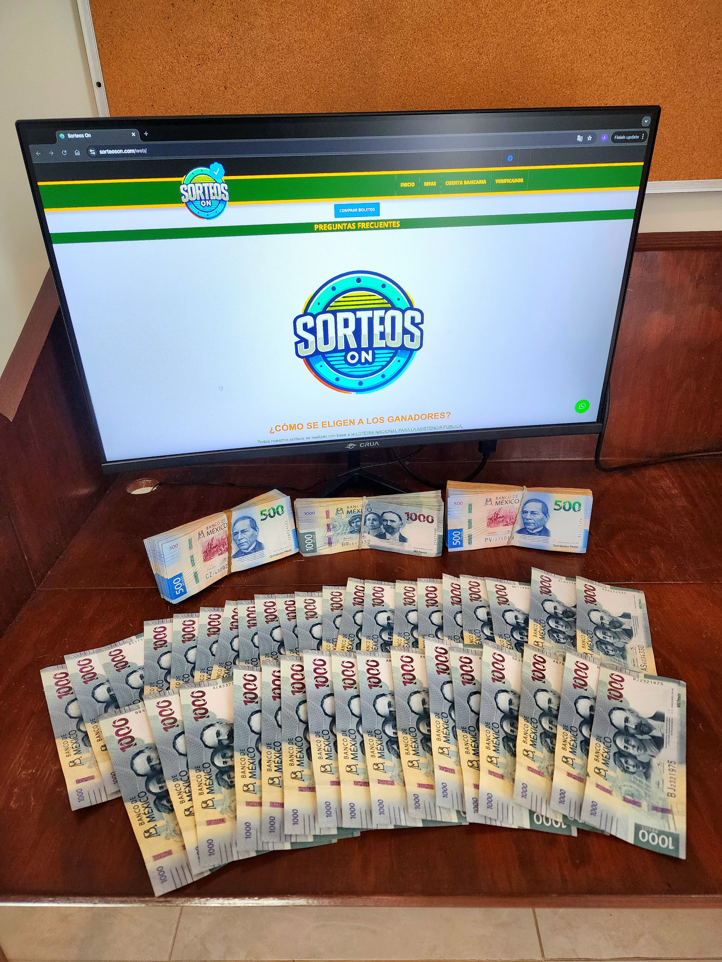 Sorteo Nº1 $70,000